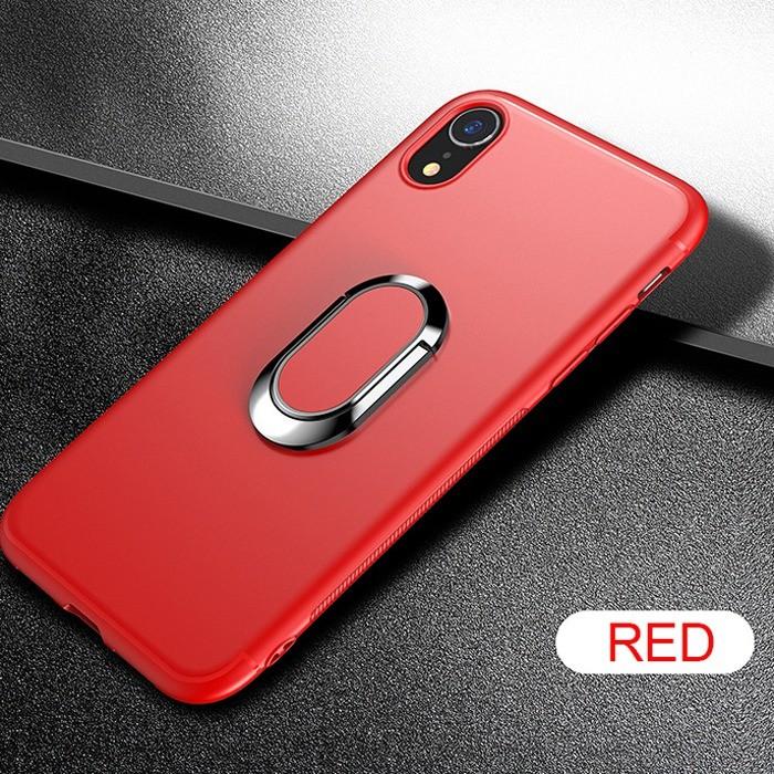 バンカーリング付きiPhoneケース リング付きケース iPhone XR XS max