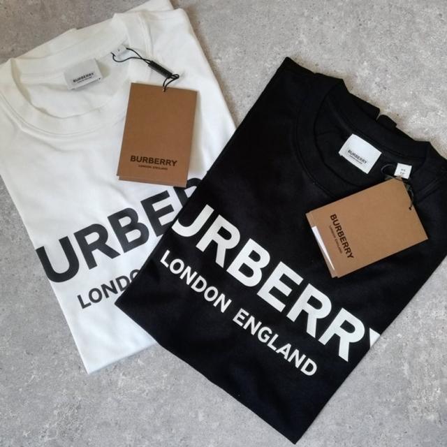 超歓迎 Burberry バーバリー Tシャツ ロゴ ホワイト ブラック メーカー包装済 Kuljic Com