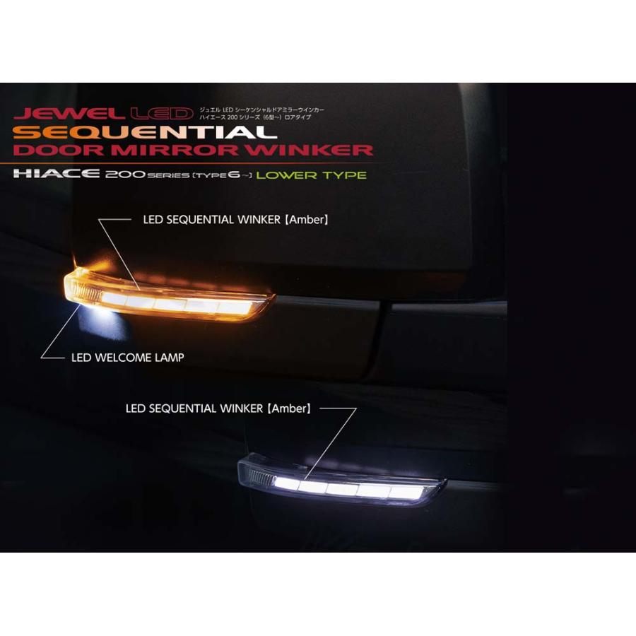 ヴァレンティ（VALENTI） ジュエルLEDシーケンシャルドアミラー