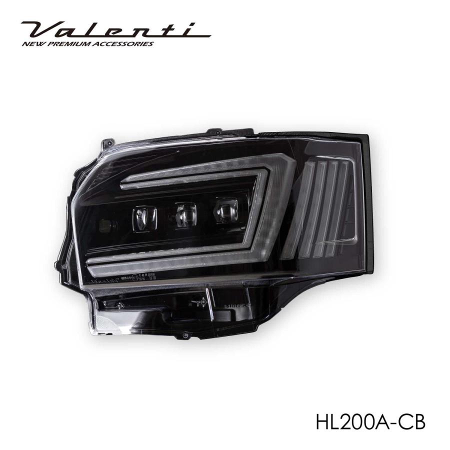 ヴァレンティ（VALENTI） 200系ハイエース用 ジュエル LEDヘッドランプ