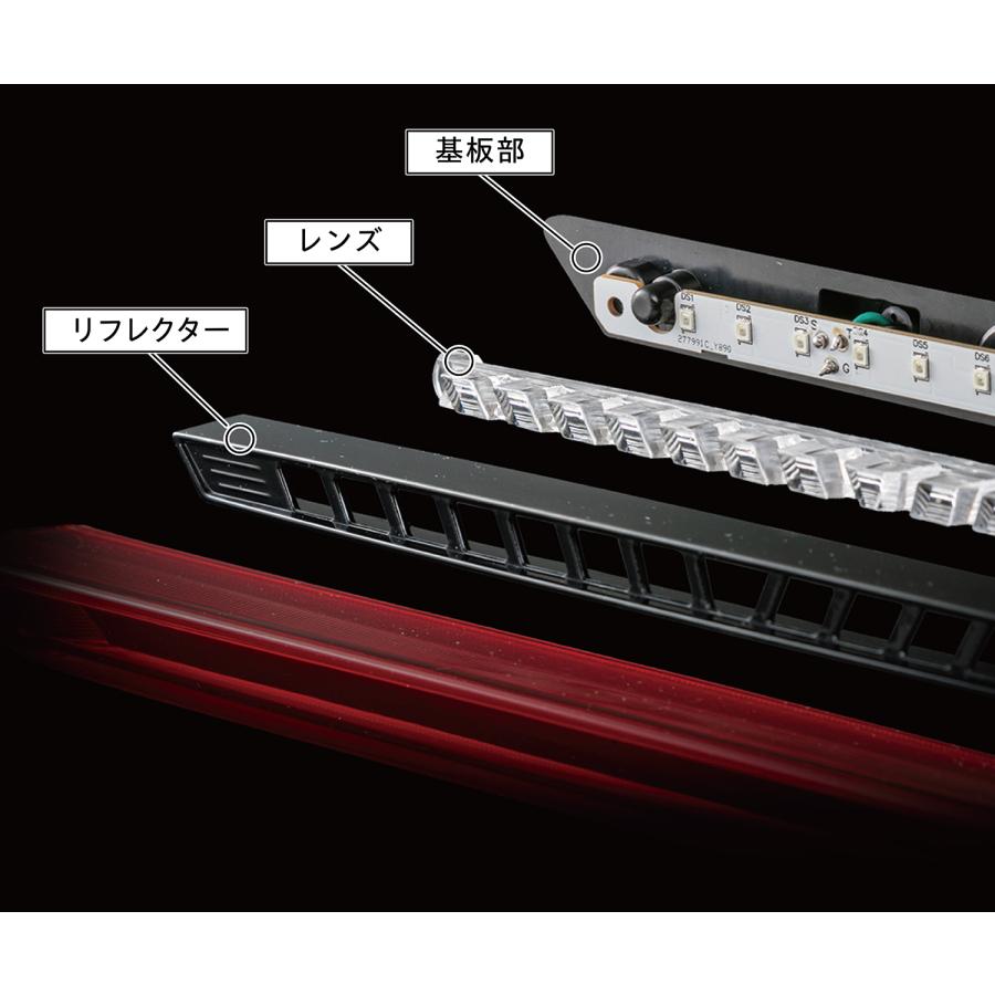 Valenti ハイマウントストップランプ 19LED ヴァレンティ（VALENTI） トヨタタイプ4 ジュエルLEDハイマウント