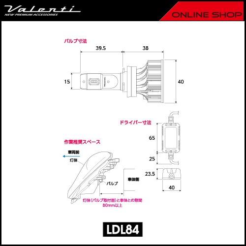 ヴァレンティ（VALENTI） ジュエル LED ヘッド＆フォグバルブ LX