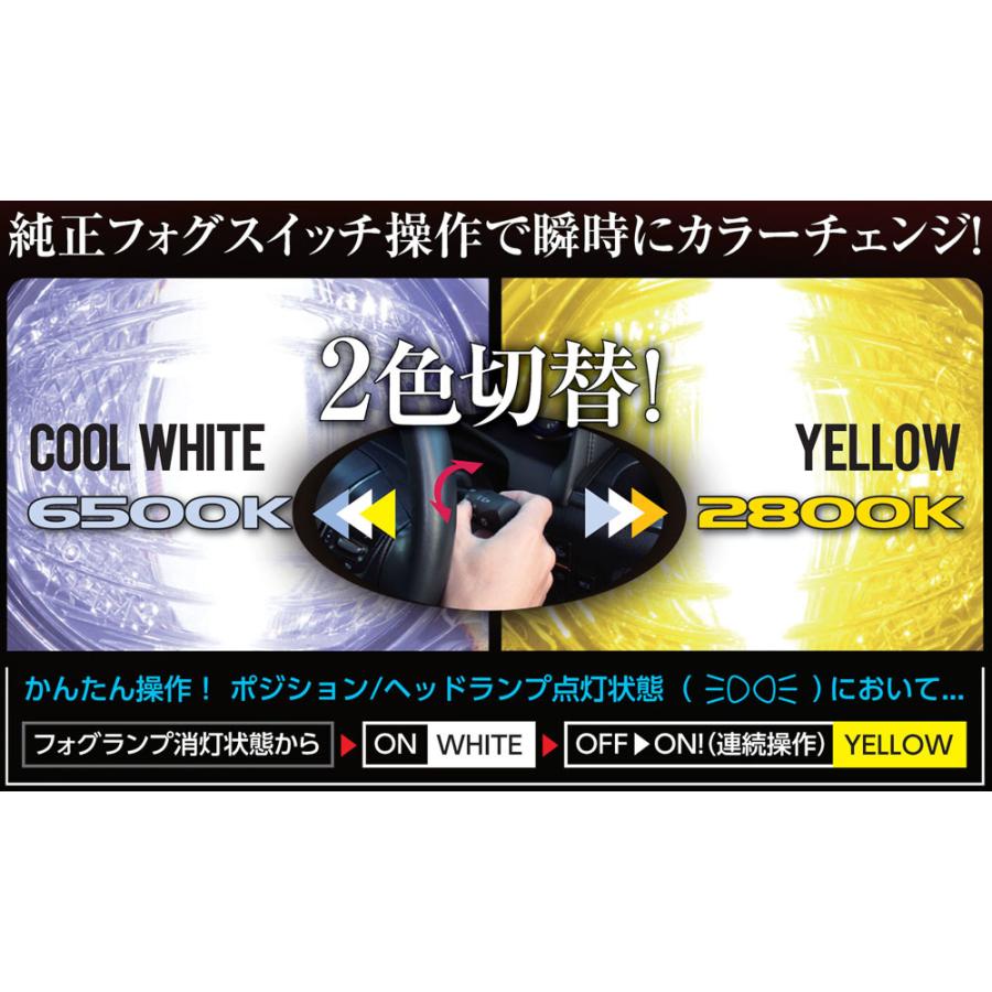 ヴァレンティ（VALENTI） トヨタ純正LEDフォグ交換用 ジュエルLED