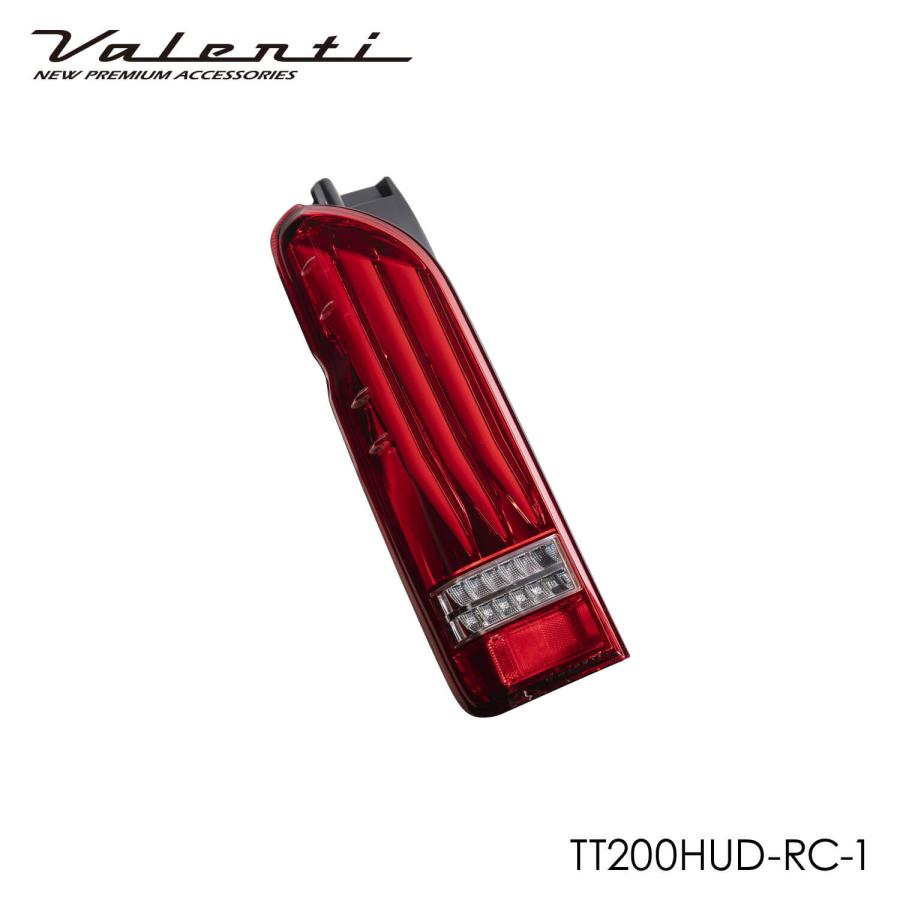 ハイエース 200系　ジュエルレッドテールランプ　ヴァレンティ　未使用品 ヴァレンティ（VALENTI） 200系ハイエース用 ジュエルLEDテールランプ