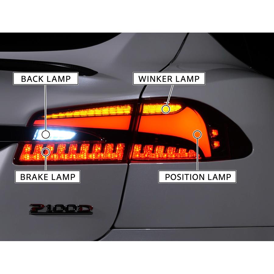 【公式ショップ限定カラー】テスラ モデルS LEDテールランプULTRA OEA シーケンシャル ウインカー Valenti ヴァレンティ 保安基準適合 Eマーク取得 1年保証の画像