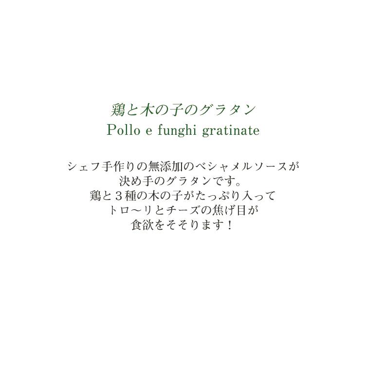 鶏と木の子のグラタン メイン料理 鶏肉 キノコ ベシャメルソース ミールキット 時短 簡単 無添加 手作り イタリアン セルロース不使用 | ブランド登録なし | 02