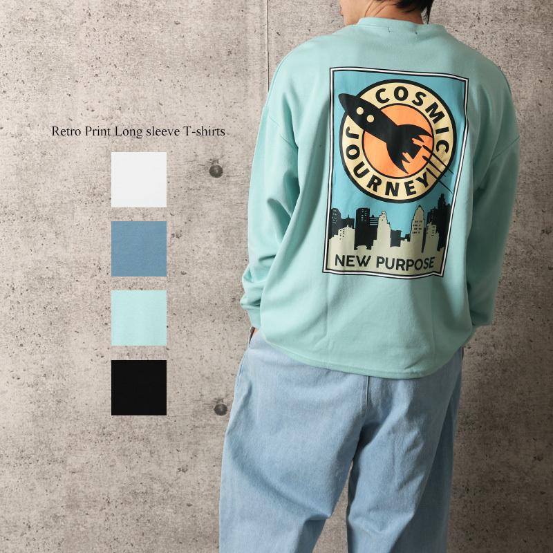 ビッグシルエット イラスト プリント 長袖 Tシャツ メンズ レトロ ロンT ビッグサイズ プリントT バックプリント 80年代 90年代 韓国系 古着系 ストリート系 :116-009:VALLETTA - 通販 - Yahoo!ショッピング ビッグシルエット イラスト プリント 長袖 Tシャツ メンズ レトロ ロンT ビッグサイズ プリントT バックプリント 80年代 90年代 韓国系 古着系 ストリート系 :116-009:VALLETTA - 通販 - Yahoo!ショッピング