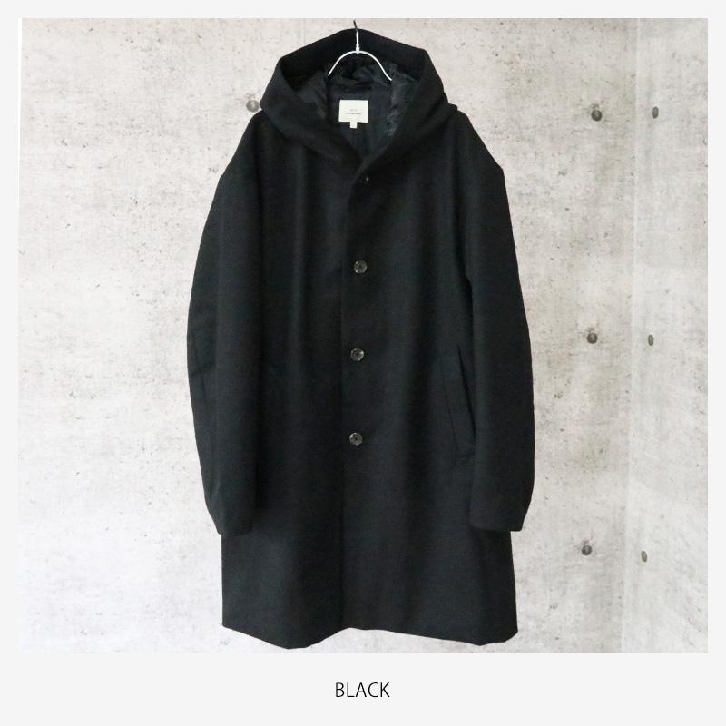 メルトン ロングコート メンズ フードコート パーカー フーデッドコート ロング ひざ丈 ハーフコート フード あったかい ゆったり ドロップショルダー 送料無料 Valletta 通販 Yahoo ショッピング