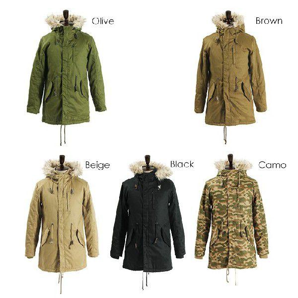 モッズコート メンズ ファー ミリタリー 18 秋 冬 新作 c Valletta 通販 Yahoo ショッピング