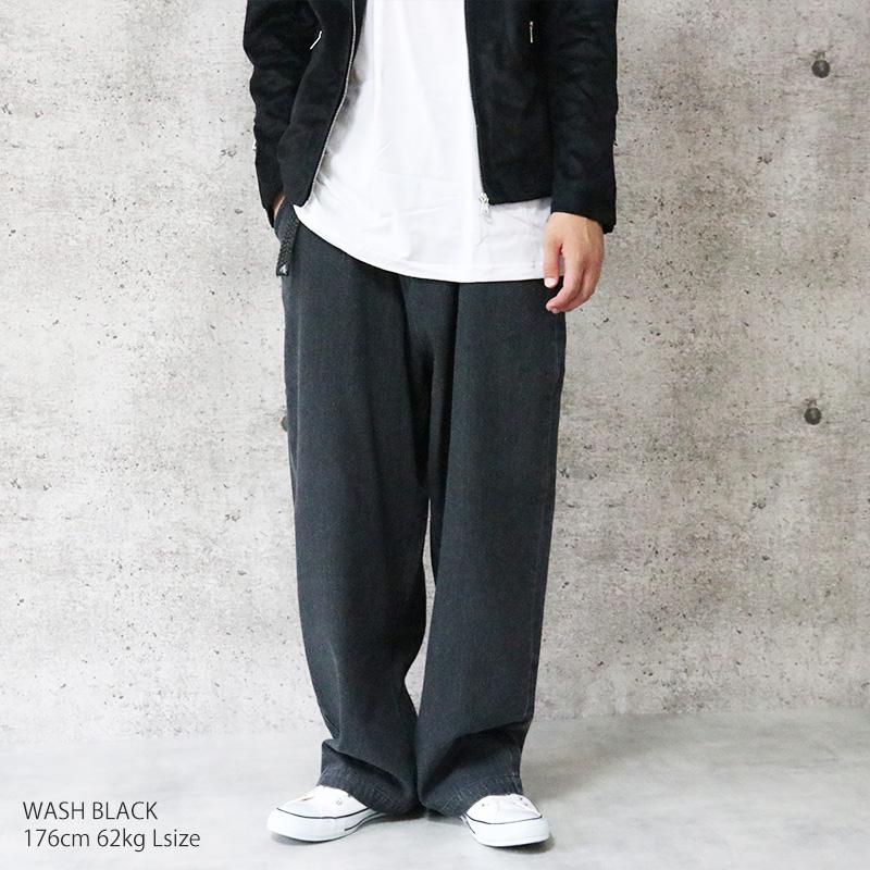 ワイドパンツ デニム メンズ デニムワイドパンツ パンツ シェフパンツ ジーンズ ビッグシルエット メーカー公式 送料無料 ジーパン ゆったりめ ビッグサイズ 大きい