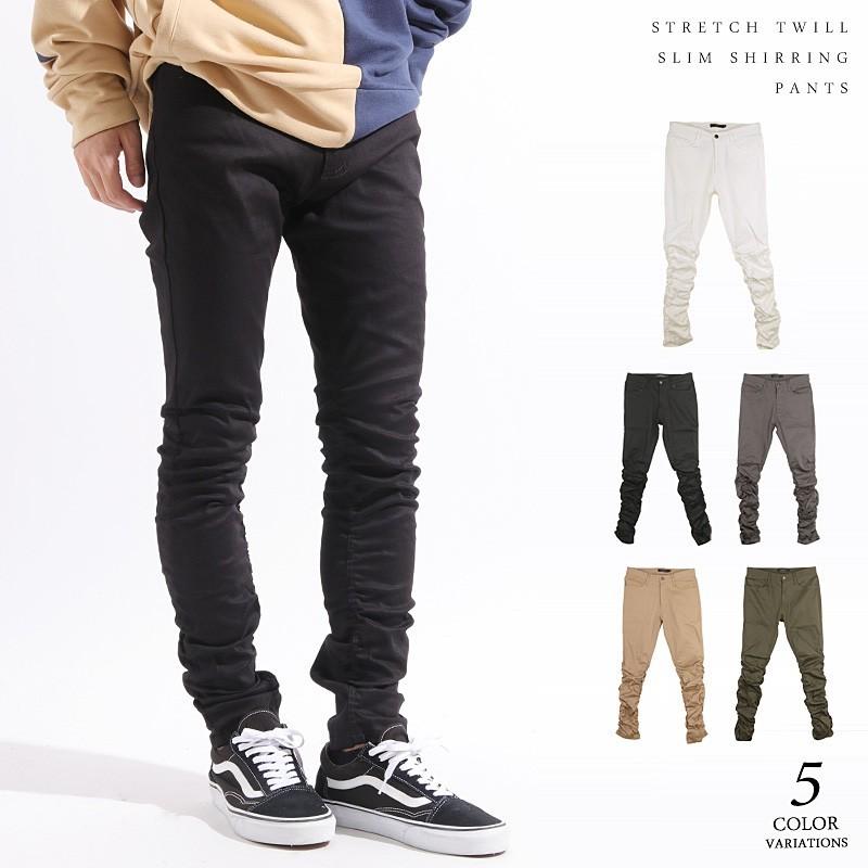 シャーリングパンツ ツイルパンツ スキニーパンツ ストレッチ パンツ スリムパンツ メンズ Jb Valletta 通販 Yahoo ショッピング