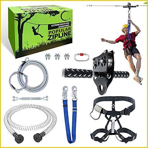輝く高品質な 98ft Zip Lines Kit For Kids And Adult Up To 350 Lb With Stainless Steel Zipline Spring Brake Adjustable Harness Ziplines Trolley With Han B07vygpykz バリューマーケット東京 通販 Yahoo ショッピング 国内最安値 Www Doctor Plan Com
