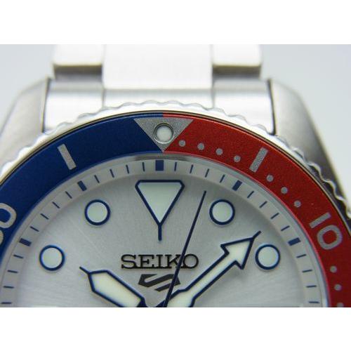 Seiko 5 Sports キズ無し美品セイコー5スポーツ自動巻きペプシコラボ