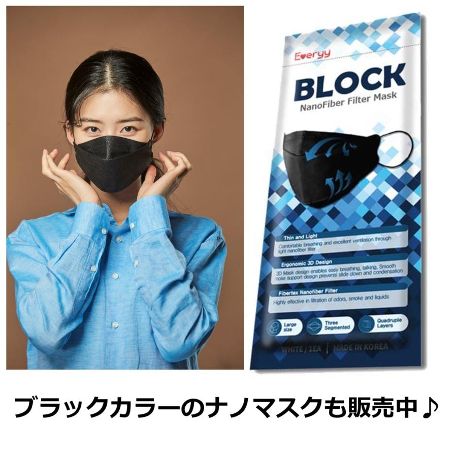 ナノファイバーマスク 5枚 感染対策 4層構造 超立体 息しやすい 眼鏡