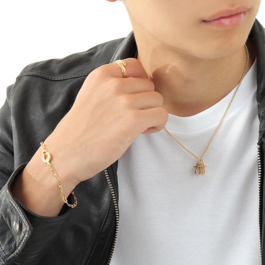 K18 イエローゴールド メンズ レディース フェザー ロール リング[指輪 18k 18金 ブランド イーグル ジュエリー フェザー シンプル 男女兼用 YG ピンキー]の画像