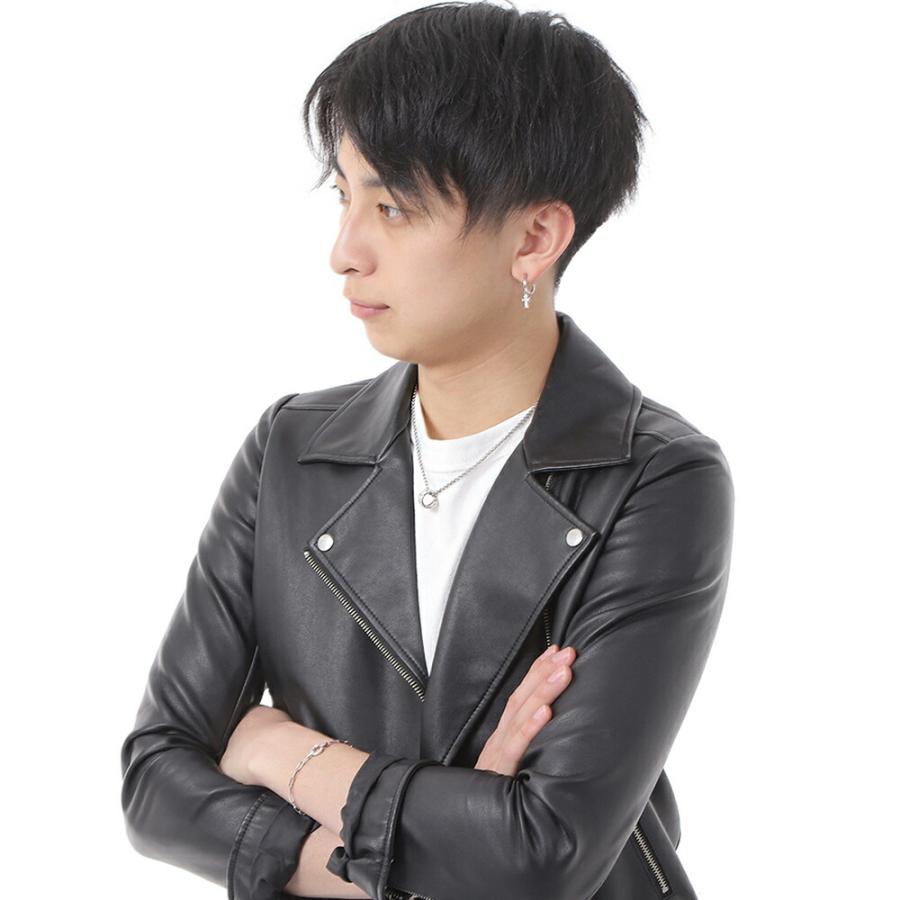 VJ【ブイジェイ】 18金 メンズ ピアス K18 ホワイトゴールド