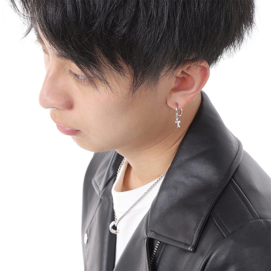 VJ【ブイジェイ】 18金 メンズ ピアス K18 ホワイトゴールド