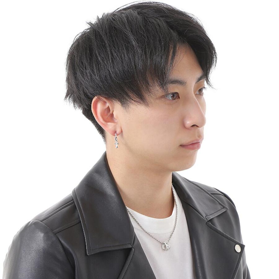 VJ【ブイジェイ】 18金 メンズ ピアス K18 ホワイトゴールド