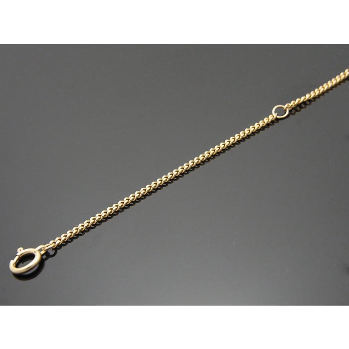 K18 イエローゴールド 喜平 ネックレス 1.5mm幅 50cm(アジャスター管で45cm使用可)[18k 18金 キヘイ シンプル 定番 細め メンズ レディース フィガロ アズキ]の画像