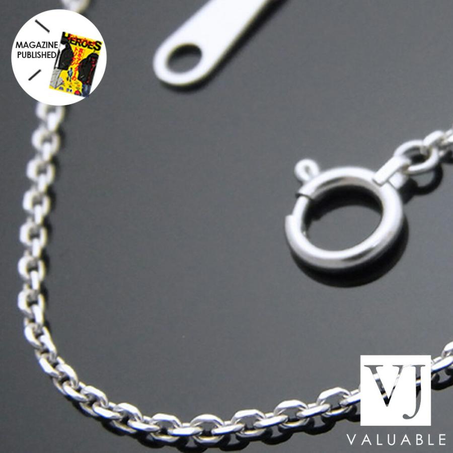 K18 ホワイトゴールド カット シャイニング アズキ チェーン 1.4mm 幅 45cm(アジャスター管で42cm使用可)[18k 18金 ネックレス 小豆 あずき ]