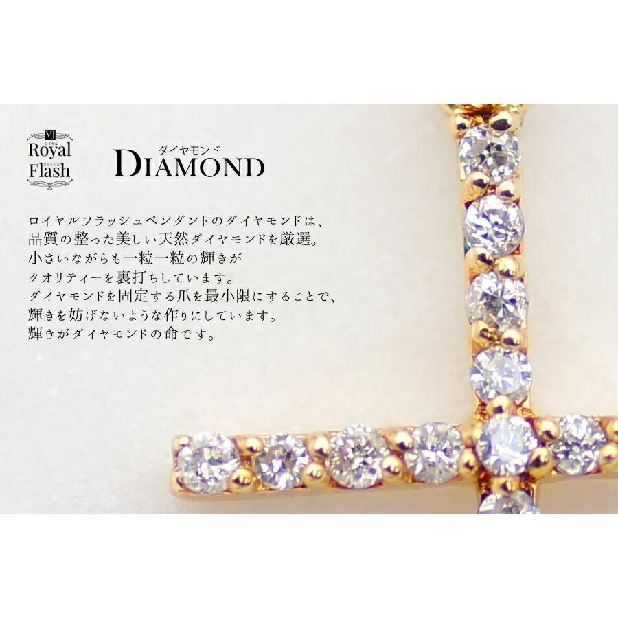 VJ【ブイジェイ】 18金 メンズ ネックレス K18 ホワイトゴールド ロイヤルフラッシュ ダイヤモンド クロス ペンダント アズキチェーン セット [18k ブランド]の画像