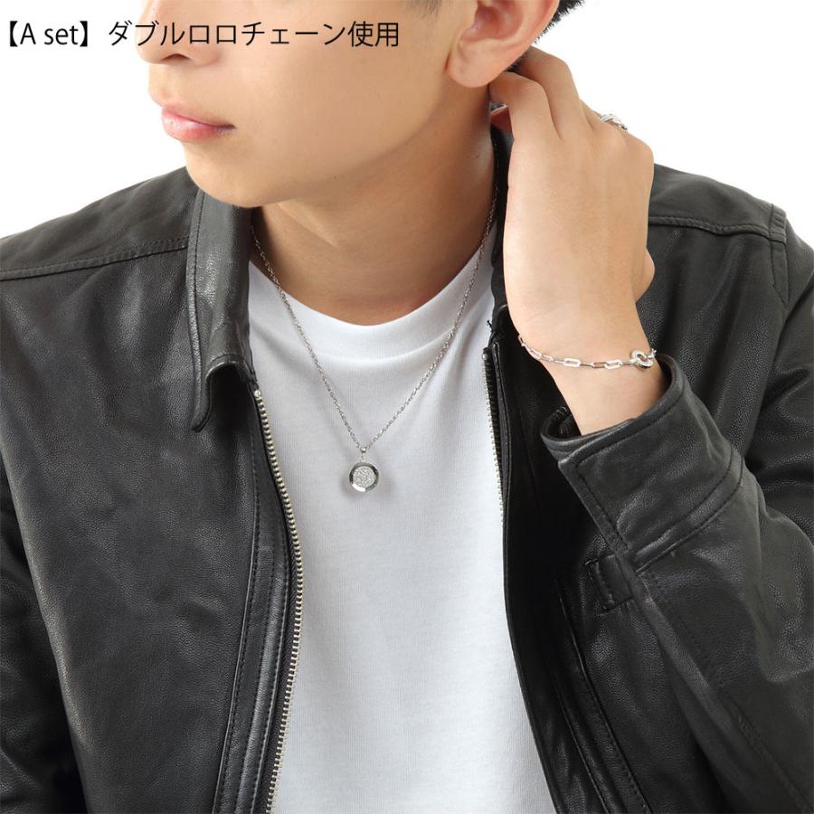 【ファッション誌に掲載】 VJ【ブイジェイ】 18金 メンズ ネックレス K18 ホワイトゴールド クラッシュド ダイヤモンド コイン ペンダント ※ペンダントのみの画像