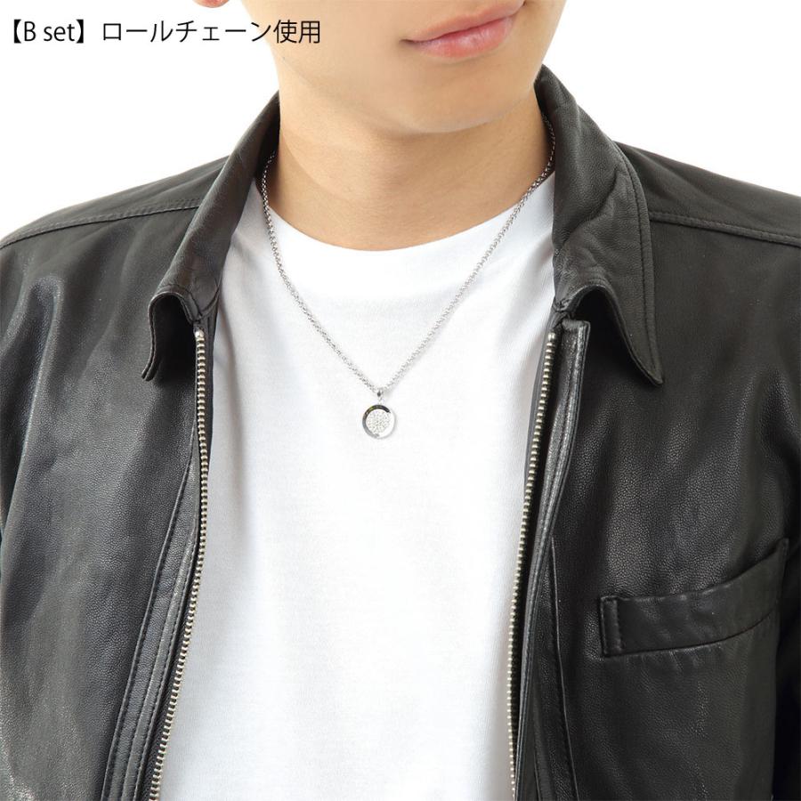 【ファッション誌に掲載】 VJ【ブイジェイ】 18金 メンズ ネックレス K18 ホワイトゴールド クラッシュド ダイヤモンド コイン ペンダント ※ペンダントのみの画像