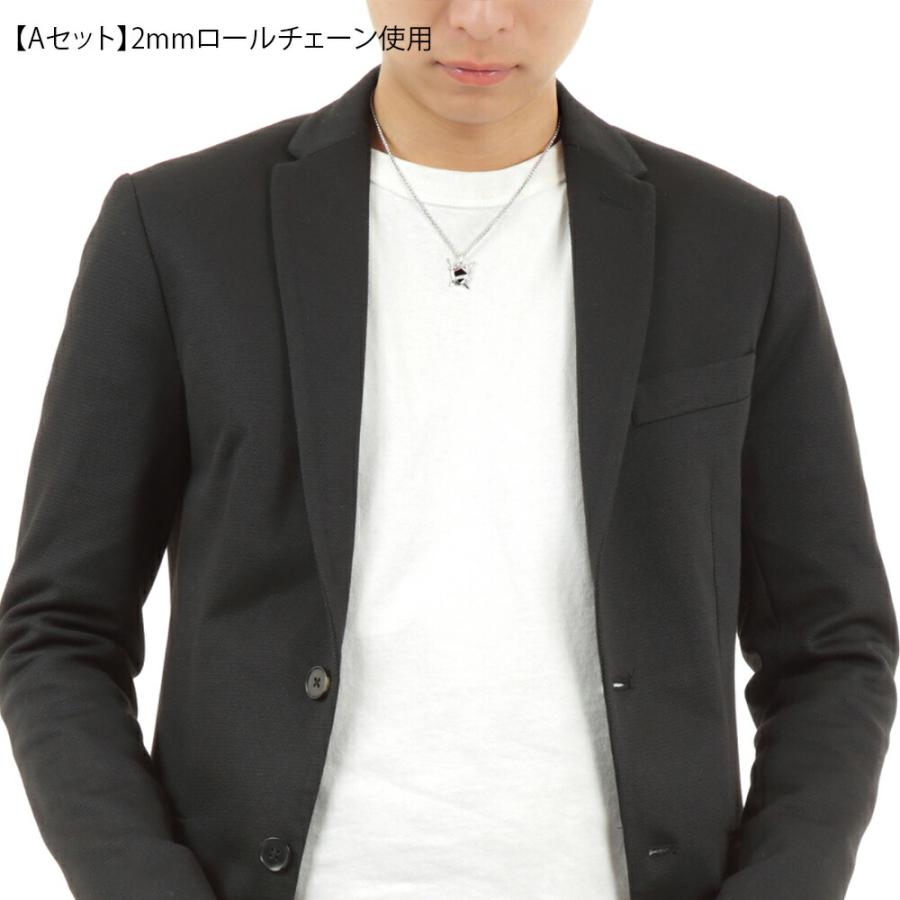 【ファッション誌に掲載】 18金 メンズ ネックレス K18 ホワイトゴールド オニキス プルーフ メダル ペンダント※ペンダントのみ [18k 盾 剣 お守り シンプル ]_13
