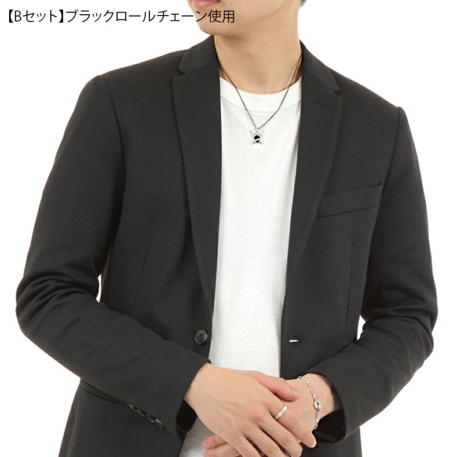 【ファッション誌に掲載】 18金 メンズ ネックレス K18 ホワイトゴールド オニキス プルーフ メダル ペンダント※ペンダントのみ [18k 盾 剣 お守り シンプル ]_15