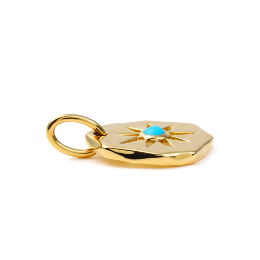 18金 メンズ ネックレス 18k イエローゴールド「Stone Crush