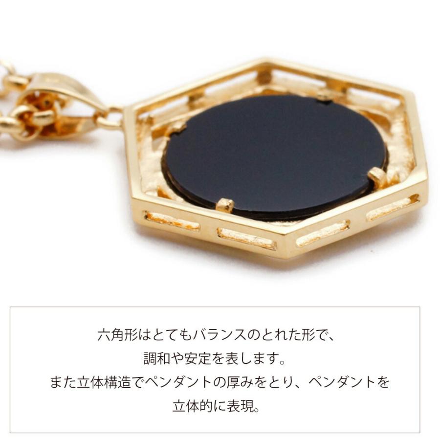 18金 メンズ ネックレス K18 イエローゴールド オニキス ローズ バッファロースカル ペンダント キヘイチェーン 『Bセット』[18k イーグル フェザー ネイティブ]の画像