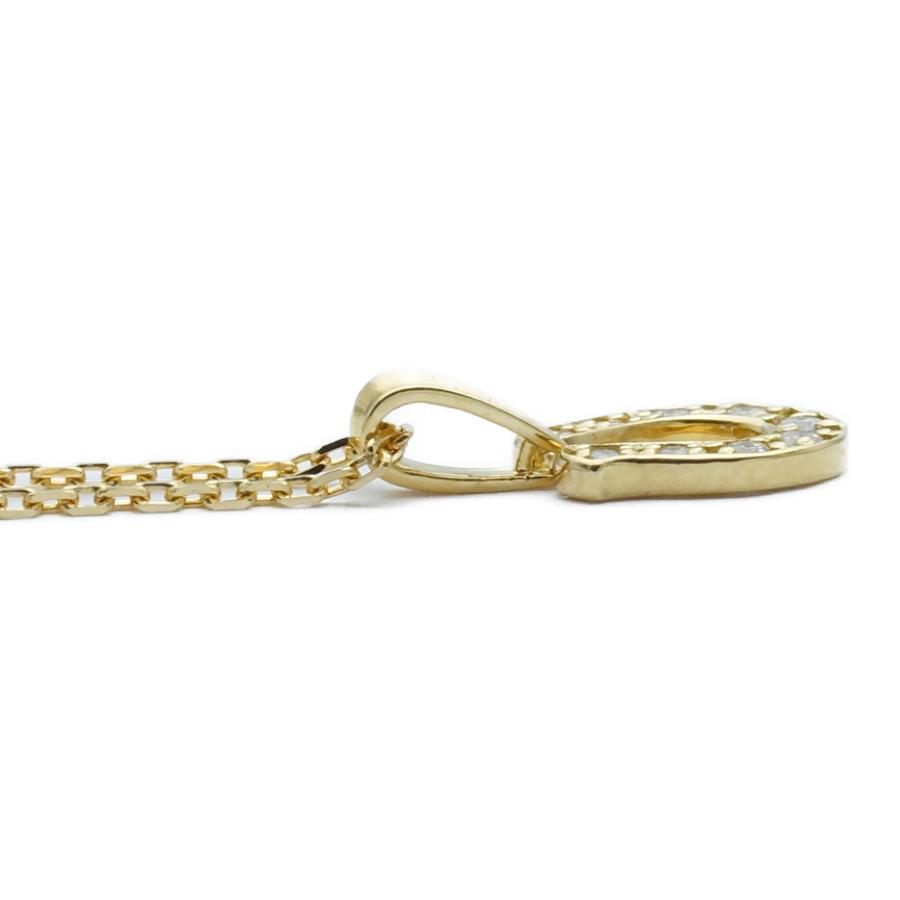 K18 mens アクゼサリ ジュエリー工房アトラス 18金 ネックレス トップ ダイヤモンド