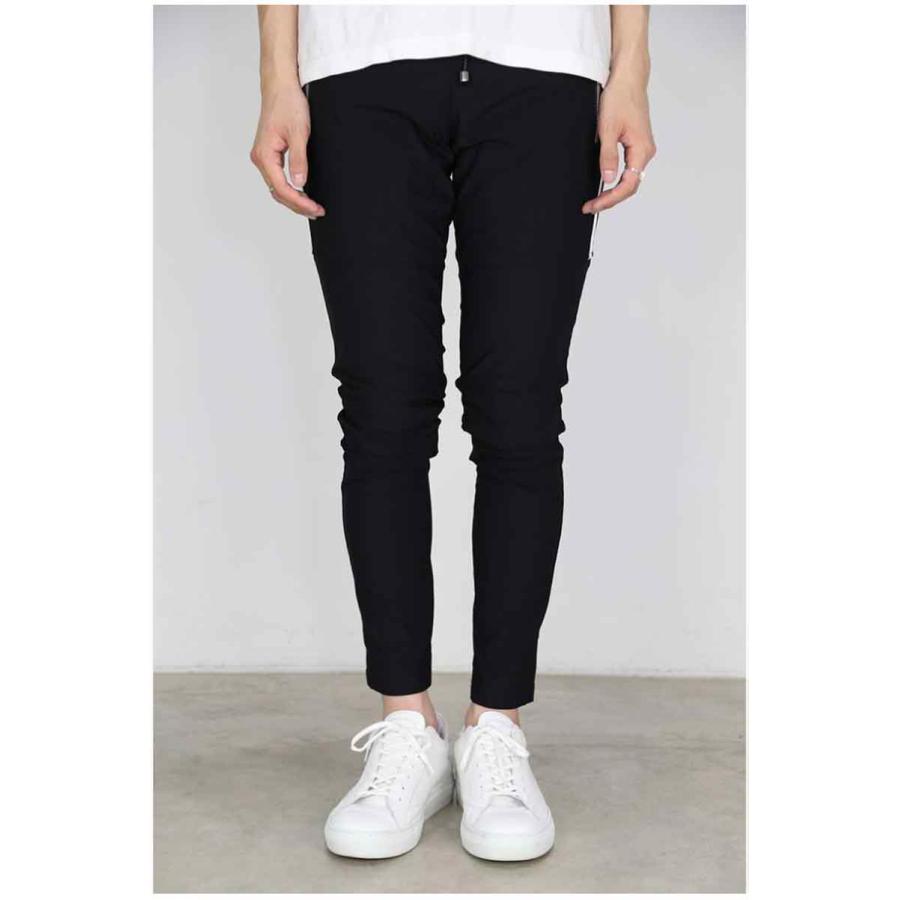 RESOUND CLOTHING リサウンドクロージング Johnson LINE NYLON PT / ブラック×ホワイト ボトムス パンツ ラインパンツ トラックパンツ 返品交換不可 | RESOUND CLOTHING | 01