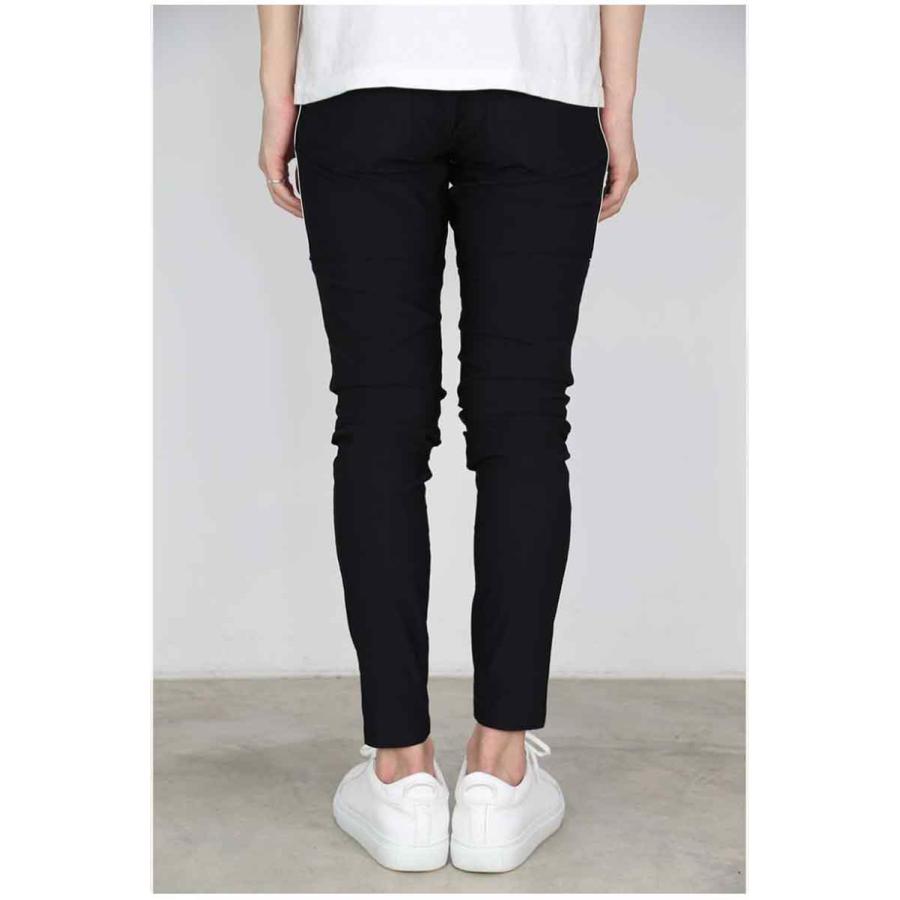 RESOUND CLOTHING リサウンドクロージング Johnson LINE NYLON PT / ブラック×ホワイト ボトムス パンツ ラインパンツ トラックパンツ 返品交換不可 | RESOUND CLOTHING | 04