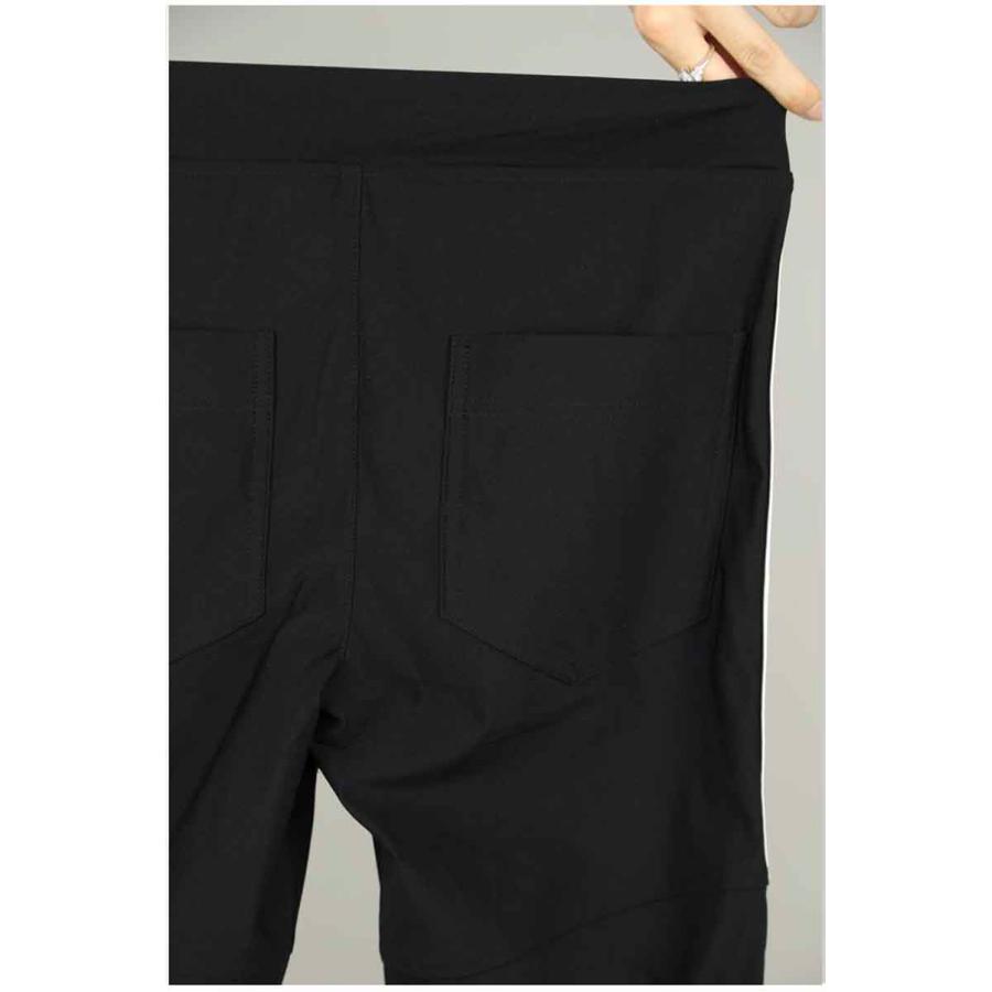 RESOUND CLOTHING リサウンドクロージング Johnson LINE NYLON PT / ブラック×ホワイト ボトムス パンツ ラインパンツ トラックパンツ 返品交換不可 | RESOUND CLOTHING | 08