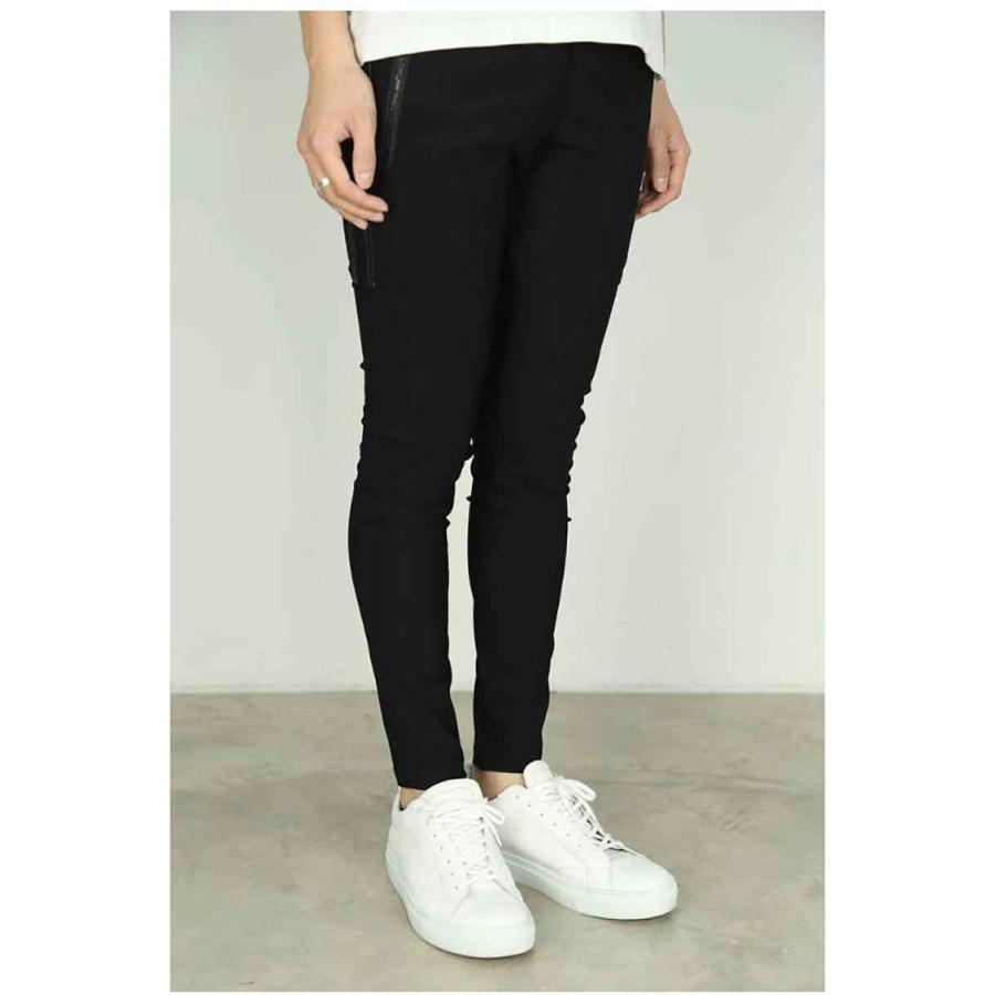 RESOUND CLOTHING リサウンドクロージング Johnson LINE NYLON PT / ブラック×ブラック ボトムス パンツ ラインパンツ トラックパンツ 返品交換不可 | RESOUND CLOTHING | 02