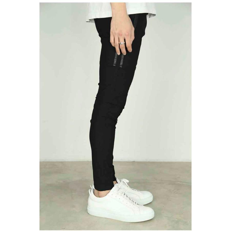 RESOUND CLOTHING リサウンドクロージング Johnson LINE NYLON PT / ブラック×ブラック ボトムス パンツ ラインパンツ トラックパンツ 返品交換不可 | RESOUND CLOTHING | 03