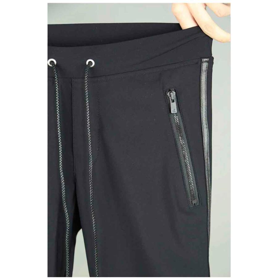 RESOUND CLOTHING リサウンドクロージング Johnson LINE NYLON PT / ブラック×ブラック ボトムス パンツ ラインパンツ トラックパンツ 返品交換不可 | RESOUND CLOTHING | 07
