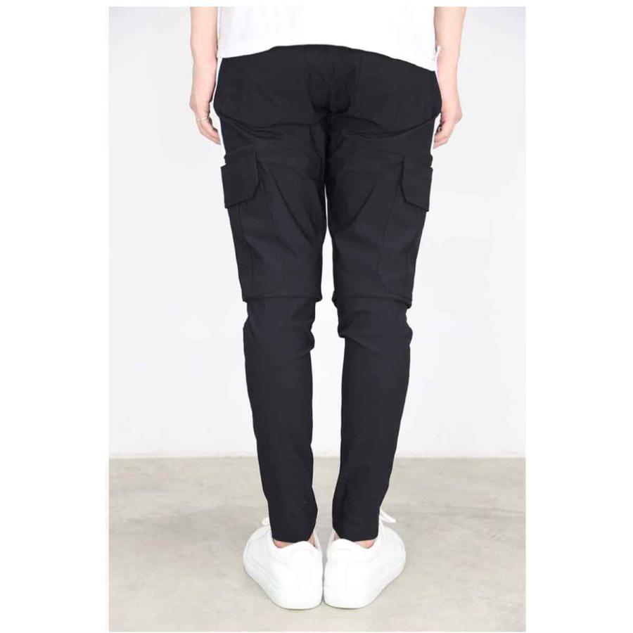 RESOUND CLOTHING リサウンドクロージング HV NYLON Darrell cargo PT / ブラック ボトムス パンツ トラックパンツ ラインパンツ 返品交換不可 | RESOUND CLOTHING | 04