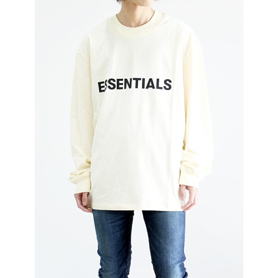 セール商品 30%OFF　トップス メンズ Tシャツ カットソー FEAR OF GOD FOG ESSENTIALS FRONT LOGO L/S TEE クリーム 返品交換不可 | FEAR OF GOD
