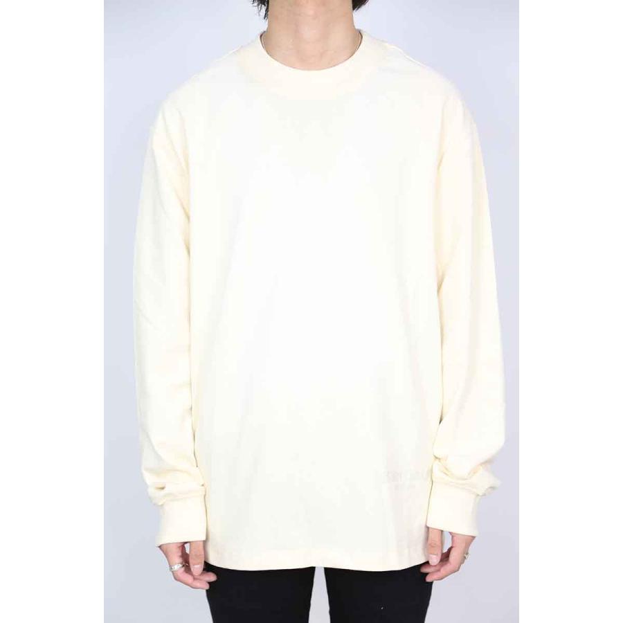 トップス メンズ Tシャツ カットソー FEAR OF GOD FOG ESSENTIALS フィアオブゴッド エッセンシャルズ REFLECTOR LOGO L/S TEE / ベージュ 返品交換不可 | FEAR OF GOD | 01