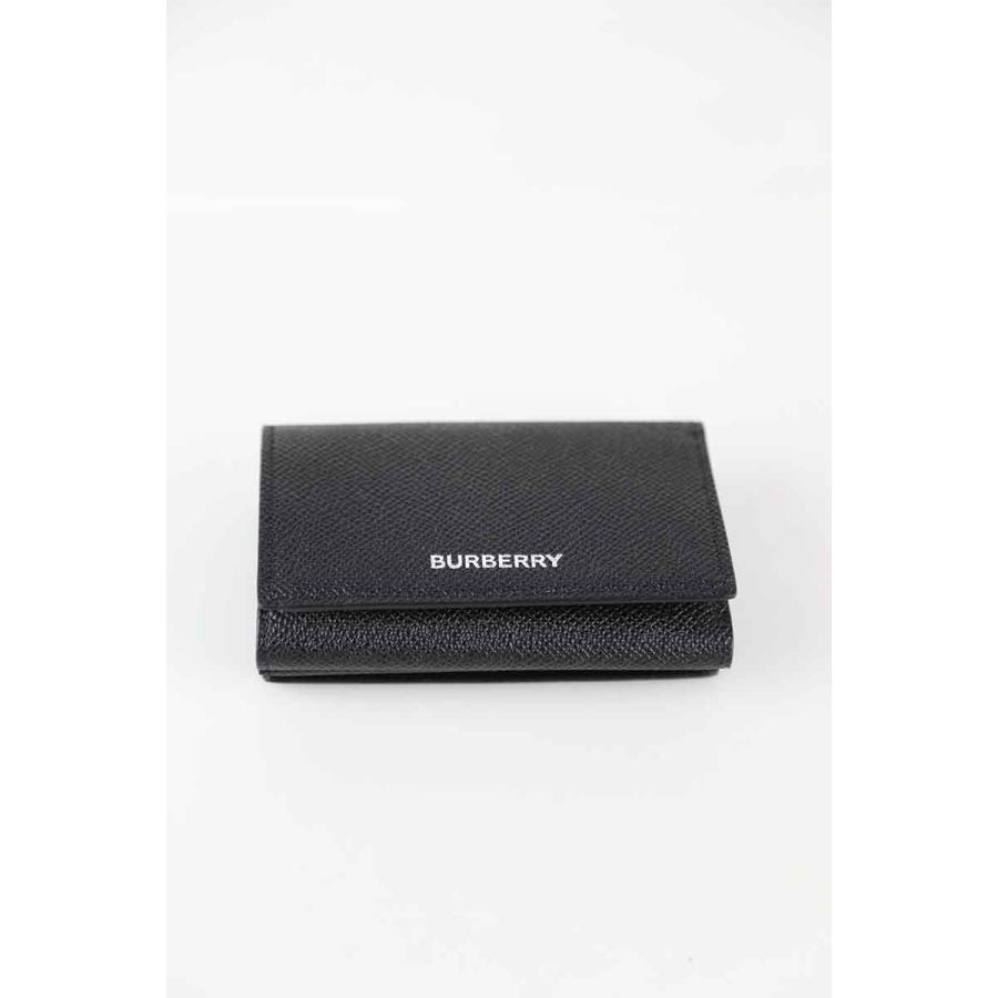 セール商品 30%OFF BURBERRY バーバリー スモールグレイニーレザーフォールディングウォレット / ブラック ファッション雑貨 財布 ウォレット返品交換不可|valuationshare|02