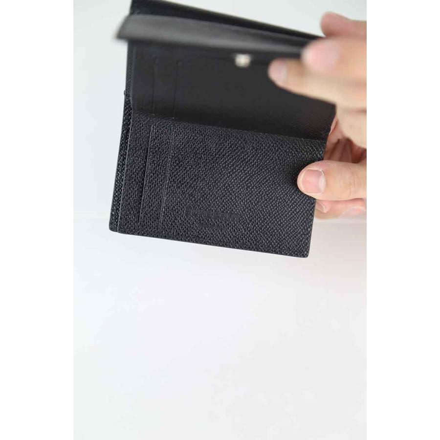 セール商品 30%OFF BURBERRY バーバリー スモールグレイニーレザーフォールディングウォレット / ブラック ファッション雑貨 財布 ウォレット返品交換不可|valuationshare|06