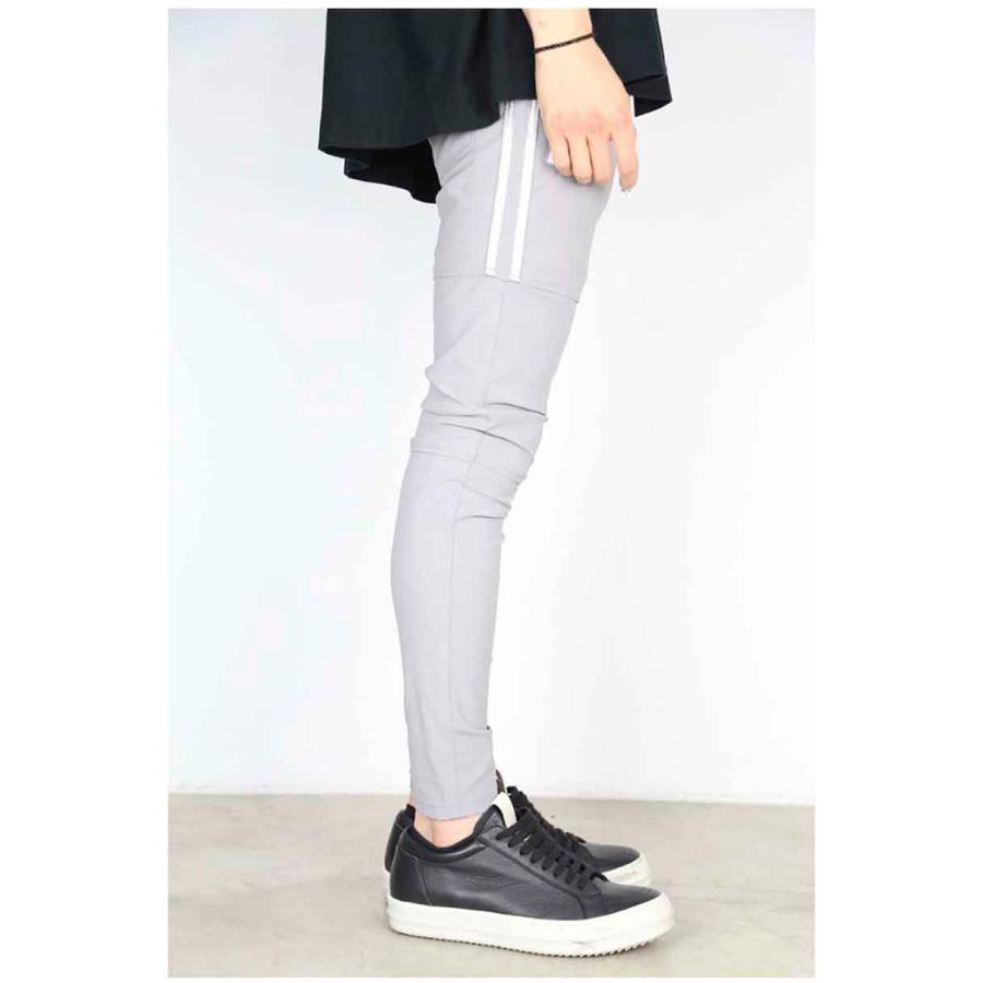 RESOUND CLOTHING リサウンド クロージング Johnson LINE NYLON PT / シルバーレザーライン ボトムス パンツ トラックパンツ ラインパンツ 返品交換不可 | RESOUND CLOTHING | 03