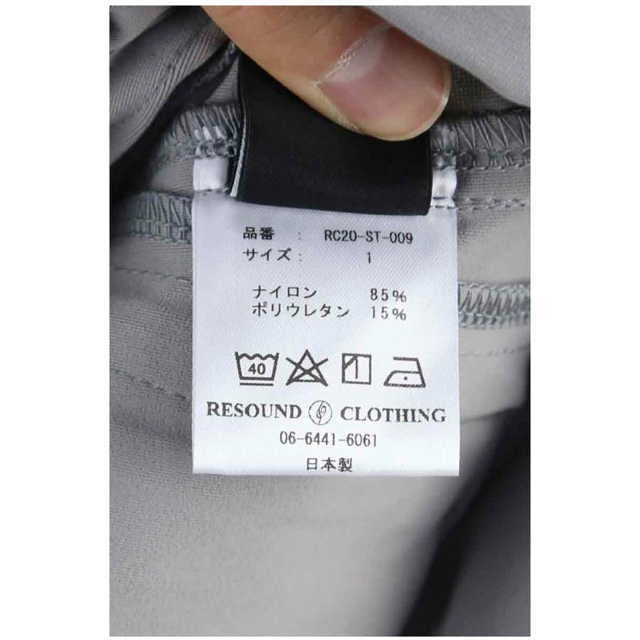 RESOUND CLOTHING リサウンド クロージング Johnson LINE NYLON PT / シルバーレザーライン ボトムス パンツ トラックパンツ ラインパンツ 返品交換不可 | RESOUND CLOTHING | 08