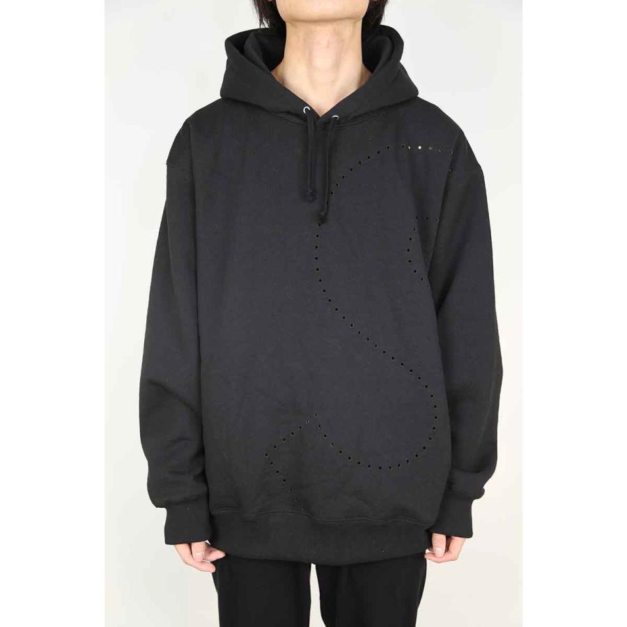 Supreme シュプリーム LASER CUT S LOGO HOODED SWEATSHIRT / ブラック 
