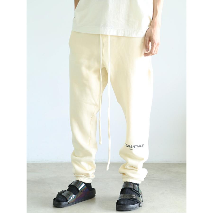 スウェット メンズ FEAR OF GOD FOG ESSENTIALS フィアオブゴッド エッセンシャルズ 21SS SWEAT PANTS / クリーム 返品交換不可 | FEAR OF GOD