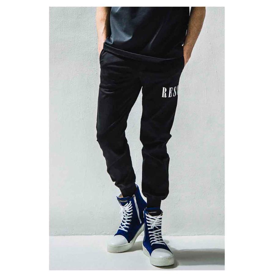セール商品 30%OFF　RESOUND CLOTHING リサウンドクロージング BILLIE PANTS / ブラック×ホワイト ボトムス パンツ ラインパンツ トラックパンツ 返品交換不可 | RESOUND CLOTHING