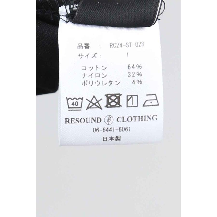 セール商品 30%OFF　RESOUND CLOTHING リサウンドクロージング BILLIE PANTS / ブラック×ホワイト ボトムス パンツ ラインパンツ トラックパンツ 返品交換不可 | RESOUND CLOTHING | 07
