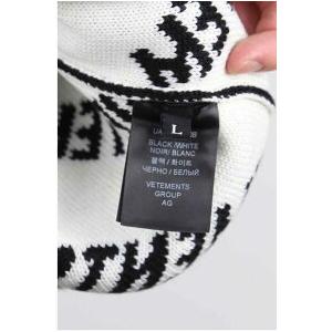 セール商品 70%OFF 送料無料 トップス VETEMENTS ヴェトモン MONOGRAM KNITTED SWEATER / ブラック 返品交換不可_5